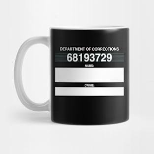 Mugshot Board CUSTOMIZABLE! Mug